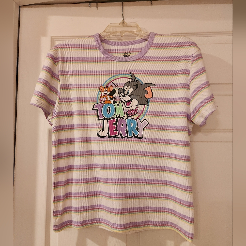 💙FINAL PRICE💙 Tom&Jerry, Juniors XXL, Multi-Color Striped Top